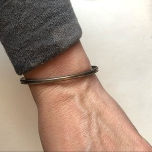 Vintage gold bangle bracelet